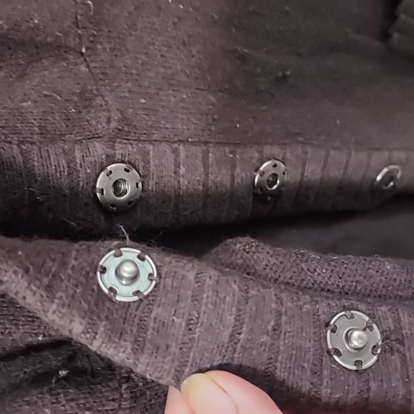 Athleta Snap Button Long Sweater sz S - Picture 4 of 12